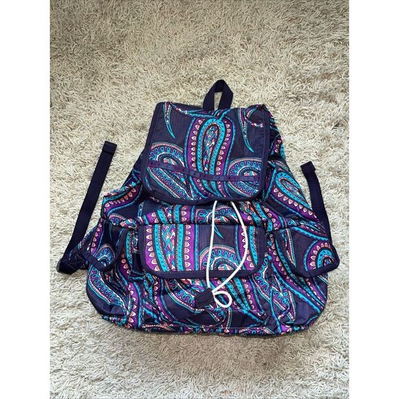 LeSportsac Explorer Backpack Hope Paisley 8264 EUC - Picture 1 of 13